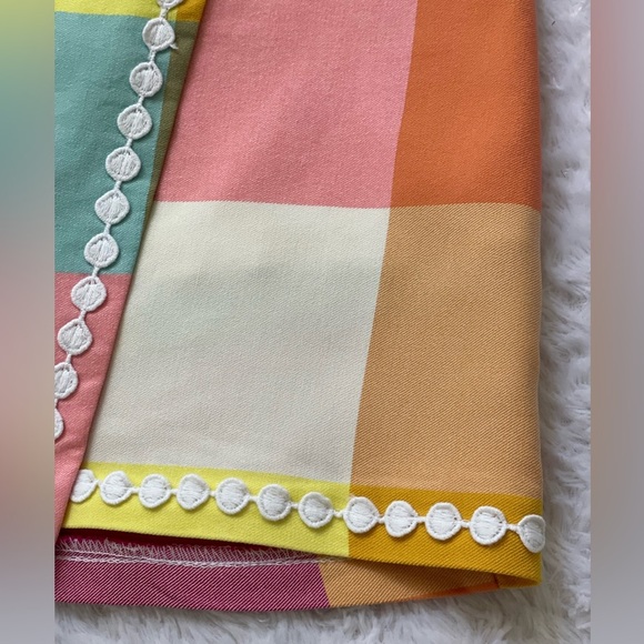 Crown & Ivy Multicolor Plaid stretchy skort - Picture 7 of 8